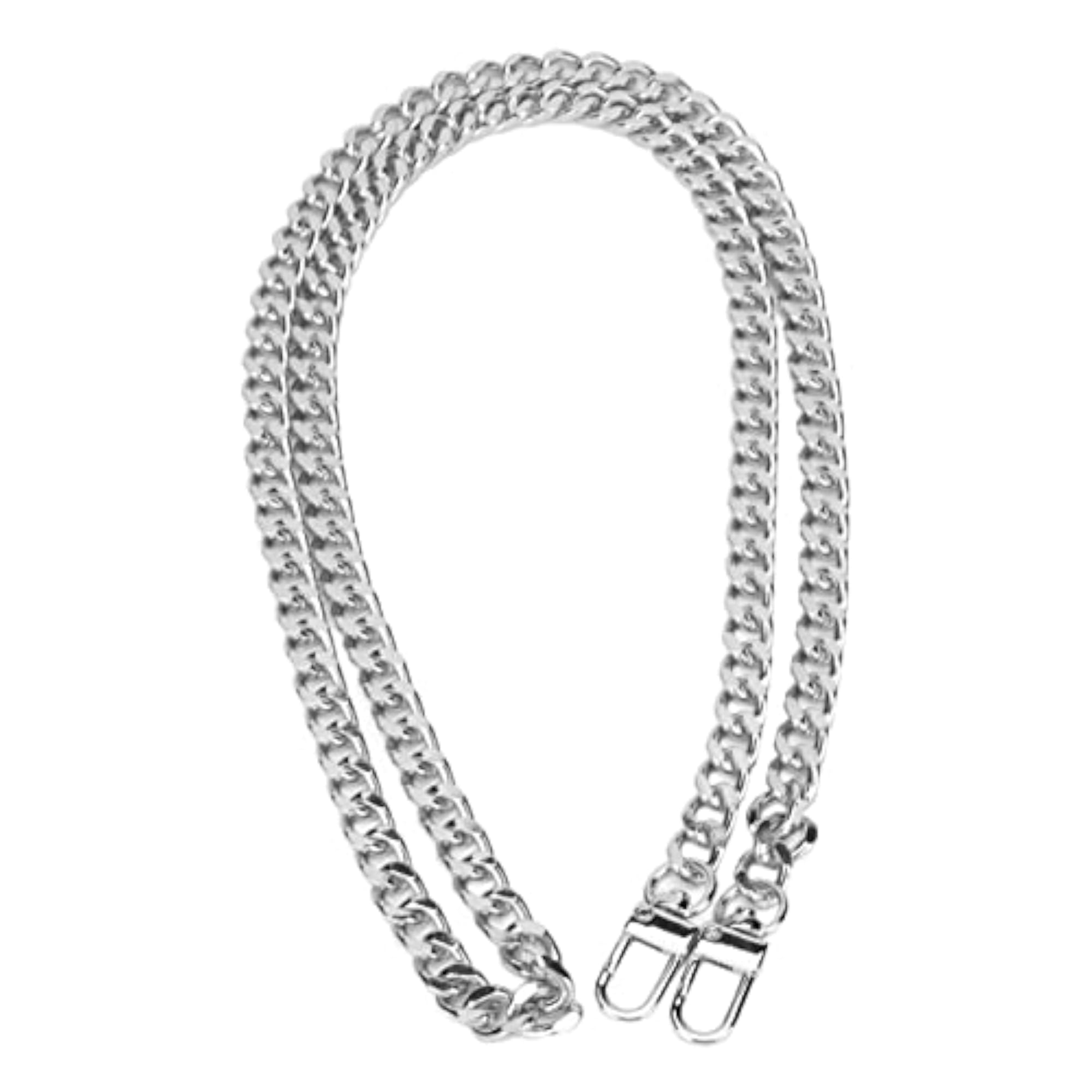 5pc Silver Metal Curb Chain Anklet Set, Rustproof